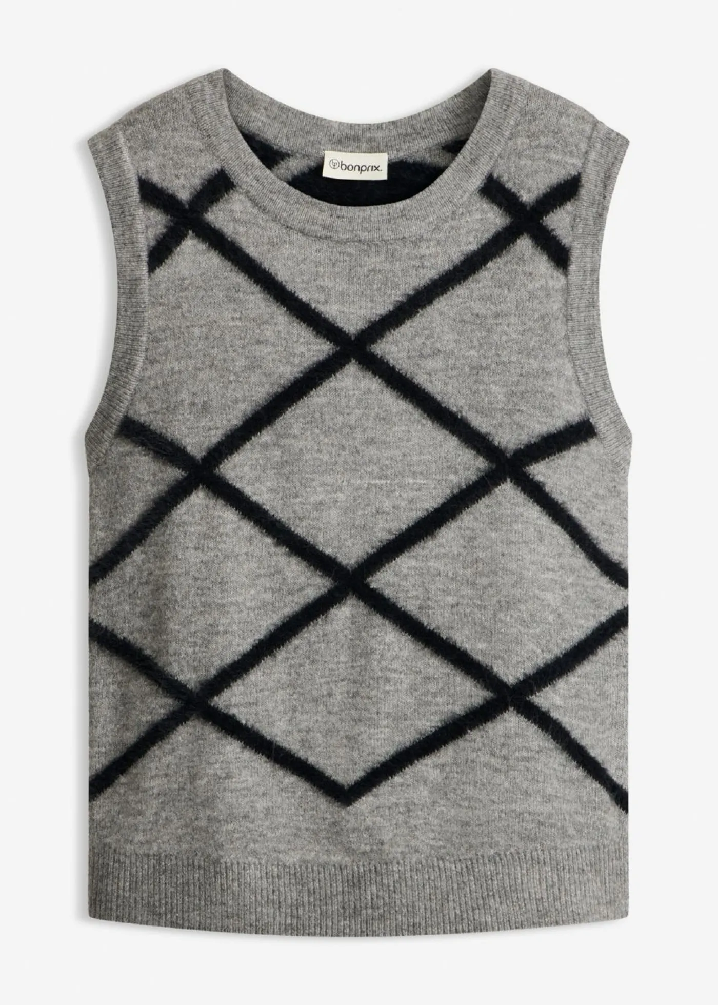 Sale Jersey sin mangas de hilo suave Mujer Jerséis|Ropa De Punto