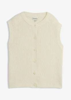 Sale Jersey sin mangas de punto grueso Mujer Básicos|Jerséis