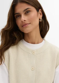 Sale Jersey sin mangas de punto grueso Mujer Básicos|Jerséis