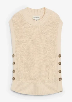 New Jersey sin mangas de punto Mujer Jerséis|Ropa De Punto