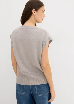 Online Jersey sin mangas oversized Mujer Jerséis|Ropa De Punto