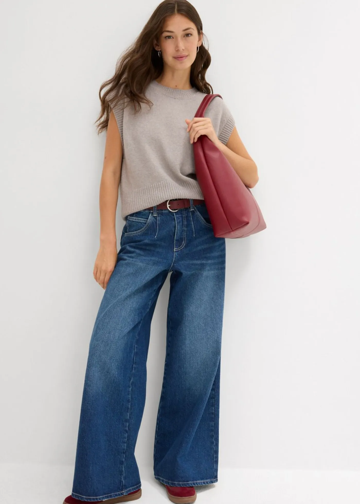 Online Jersey sin mangas oversized Mujer Jerséis|Ropa De Punto
