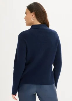 Online Jersey tipo polo con contenido de lana Mujer Jerséis|Ropa De Punto