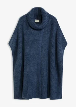 Clearance Jersey tipo poncho con mezcla de lana Mujer Ponchos|Jerséis