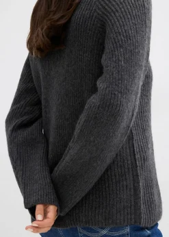 Outlet Jersey tipo troyer de canalé Mujer Jerséis