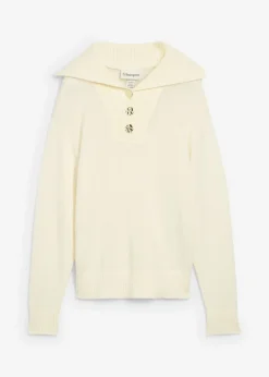 Clearance Jersey troyer con lana merina Mujer Jerséis