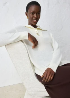 Clearance Jersey troyer con lana merina Mujer Jerséis