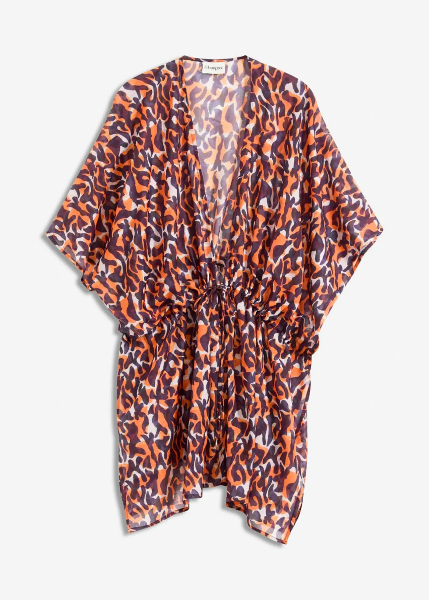 Best Kimono de playa con detalle de cordón Mujer Ropa De Playa|Camisas Y Blusas