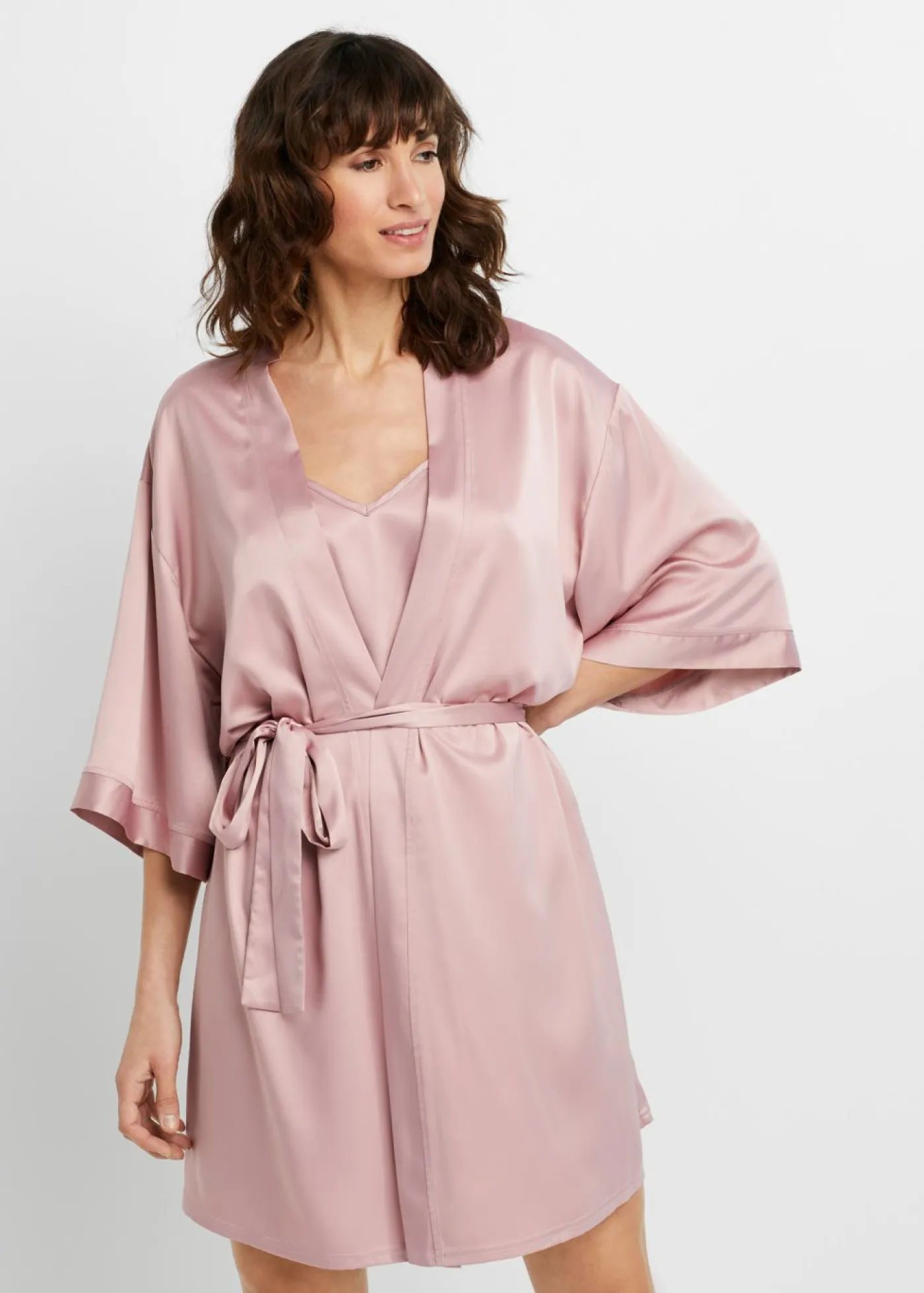 Kimono y negligé (juego de bata de 2 piezas) Mujer Corsés|Albornoces Y Batas