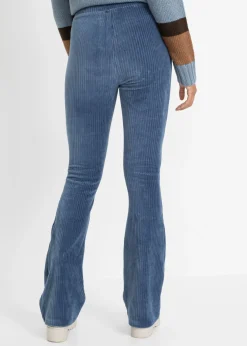 New Leggings acampanados con aspecto de pana Mujer Pantalones