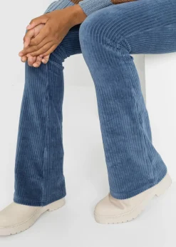 New Leggings acampanados con aspecto de pana Mujer Pantalones