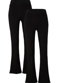 Discount Leggings acampanados de mezcla de algodón (2 unidades) Mujer Pantalones