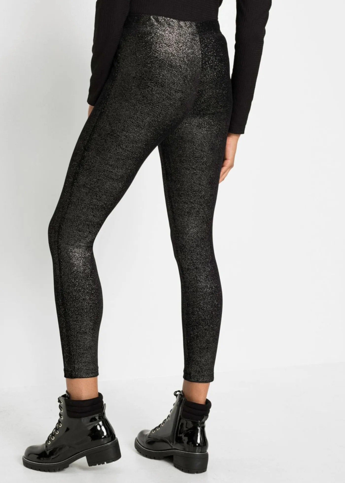 Leggings brillantes de terciopelo Mujer Tallas Pequeñas