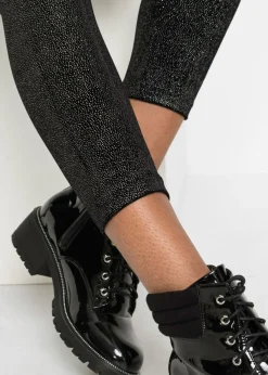 Outlet Leggings brillantes de terciopelo Mujer Pantalones