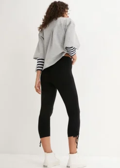 Sale Leggings capri con fruncido (2 unidades) Mujer Pantalones