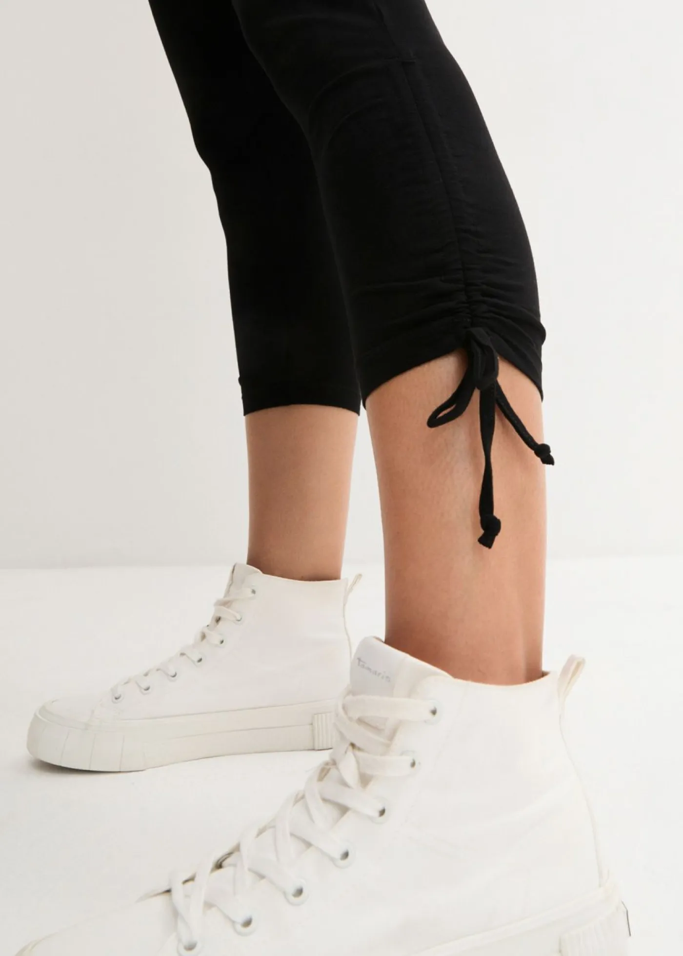 Sale Leggings capri con fruncido (2 unidades) Mujer Pantalones