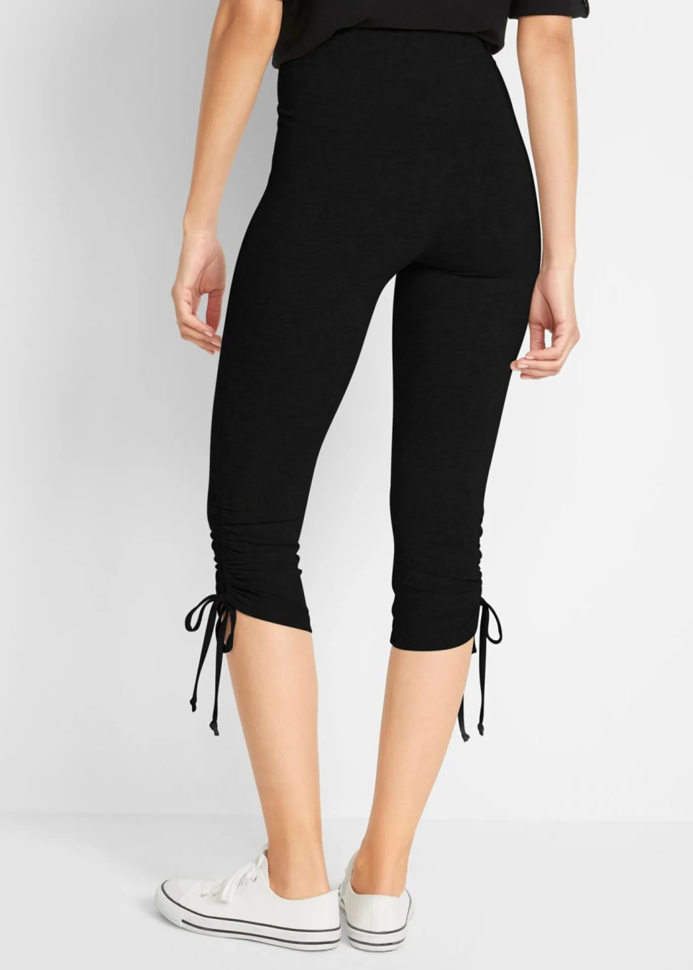 Outlet Leggings capri con fruncido (2 unidades) Mujer Pantalones