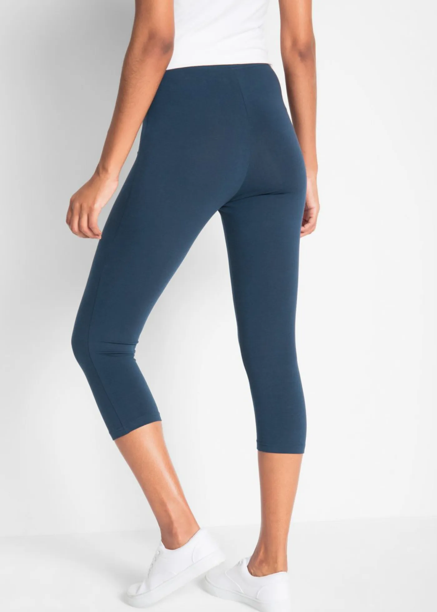 Sale Leggings capri de corte ajustado (2 unidades) Mujer Básicos|Pantalones