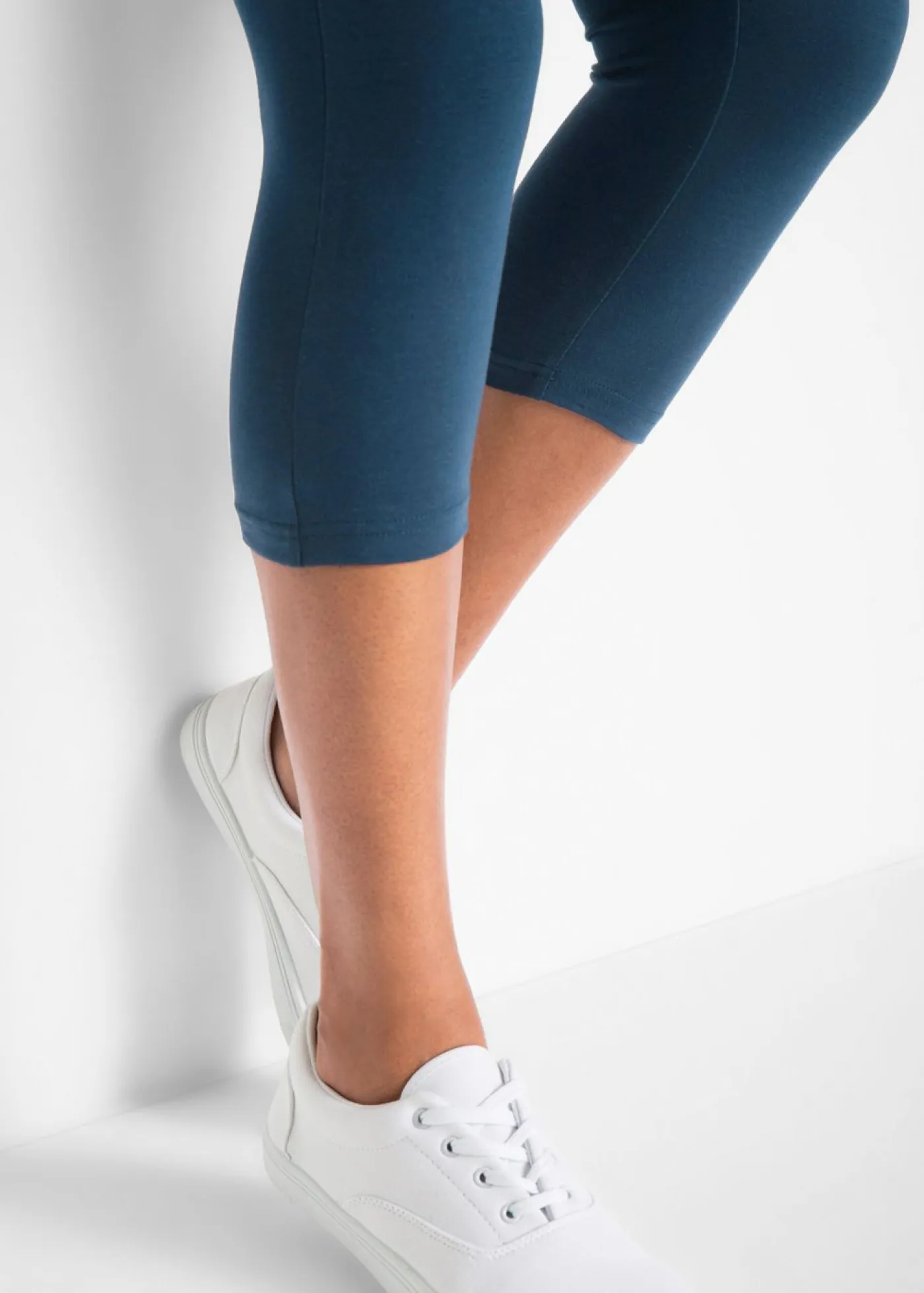 Sale Leggings capri de corte ajustado (2 unidades) Mujer Básicos|Pantalones