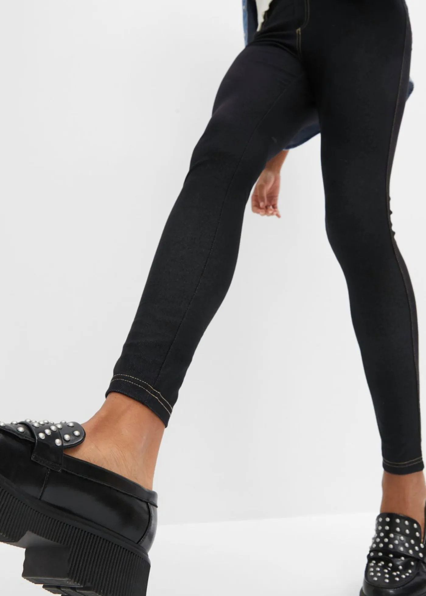 Sale Leggings con aspecto de vaquero Mujer Pantalones