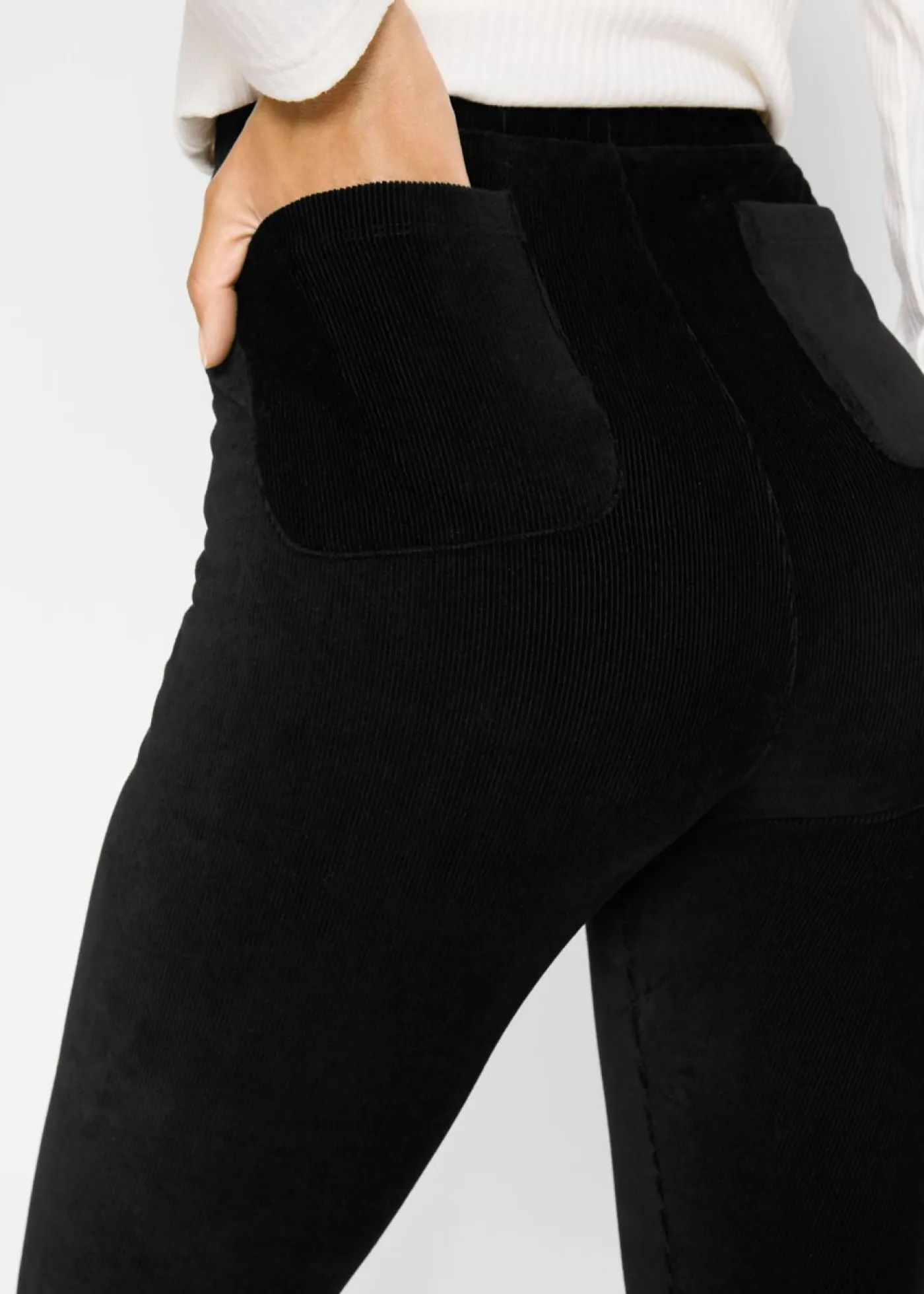 Discount Leggings de pana fina con cintura ancha y cómoda Mujer Pantalones