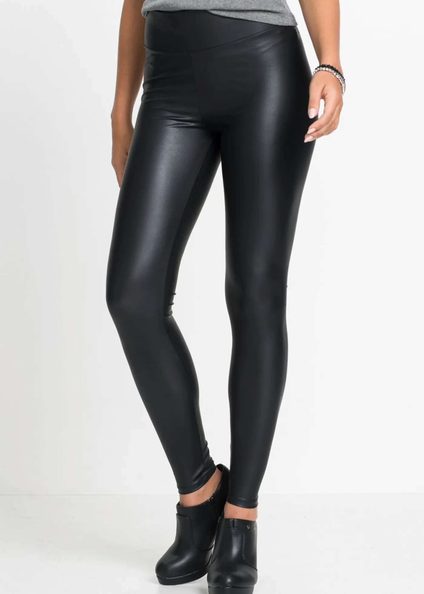 Discount Leggings de piel sintética con revestimiento Mujer Pantalones