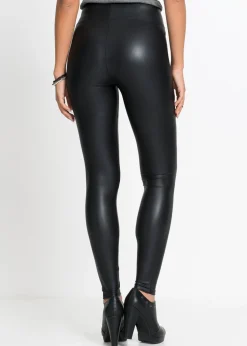 Discount Leggings de piel sintética con revestimiento Mujer Pantalones