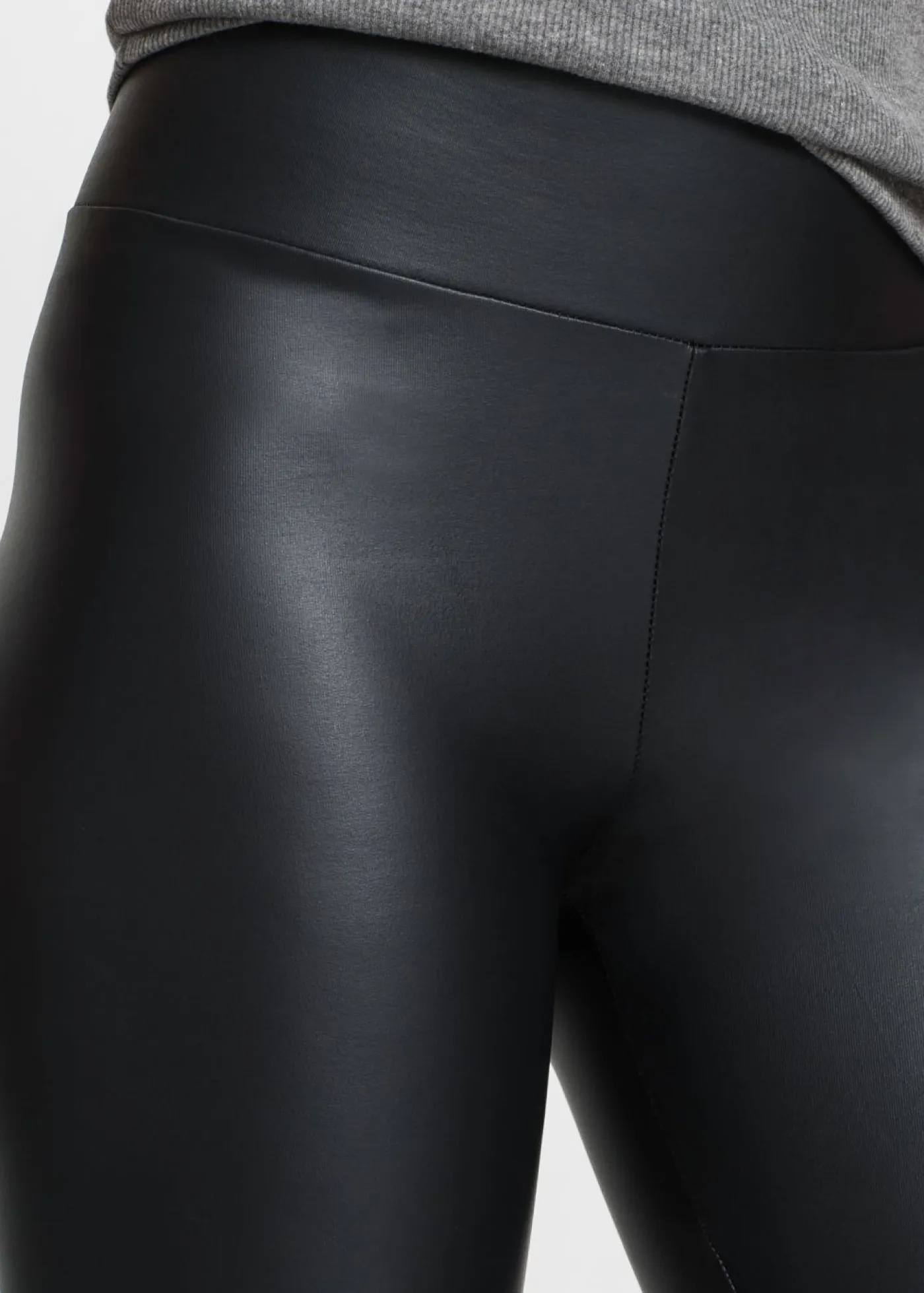 Discount Leggings de piel sintética con revestimiento Mujer Pantalones