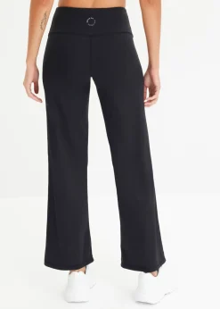 Sale Leggings deportivos cómodos con pernera recta y material de secado rápido Mujer Ropa Deportiva|Pantalones