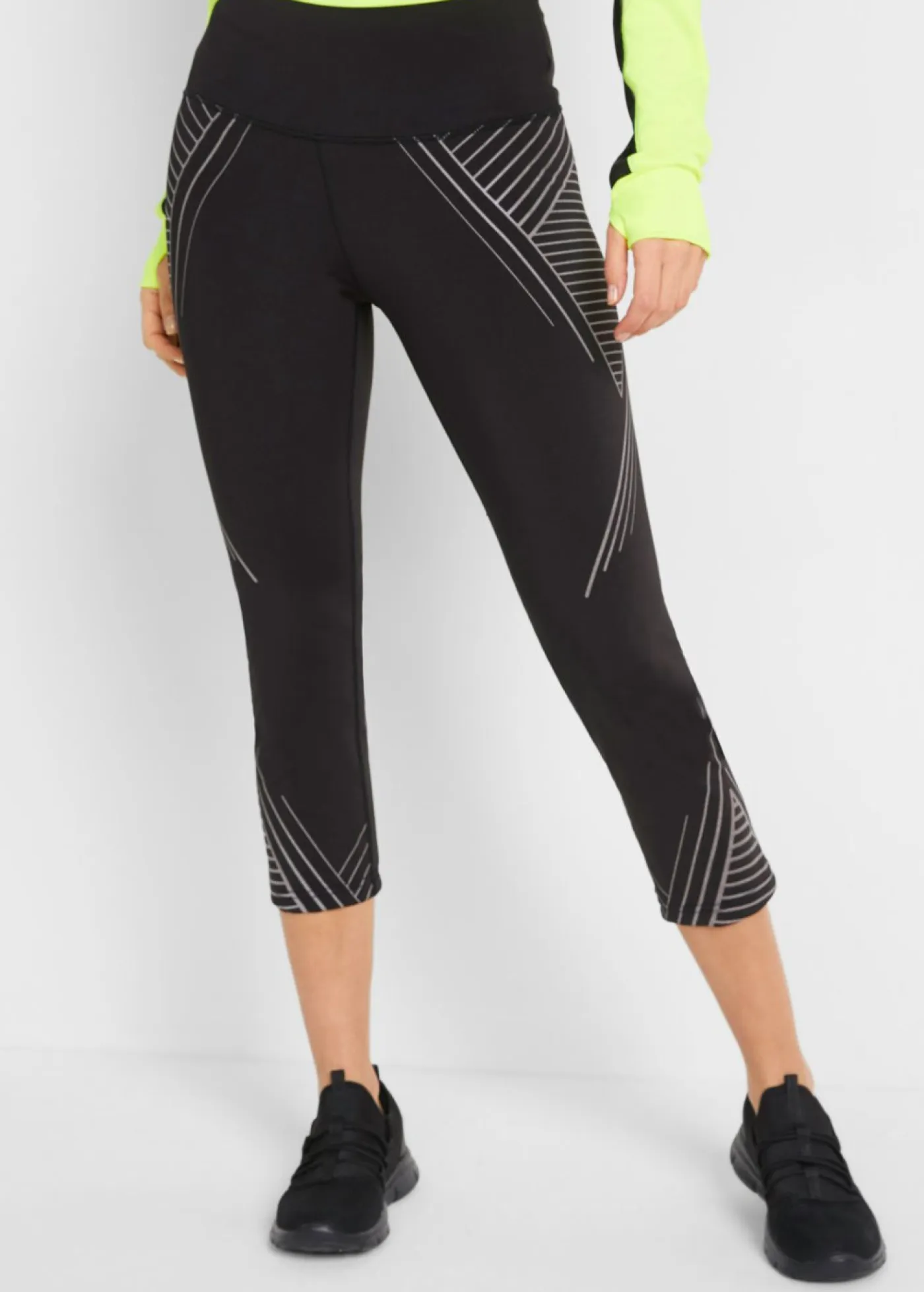 Clearance Leggings deportivos con bolsillos, largo 3/4 Mujer Ropa Deportiva|Pantalones