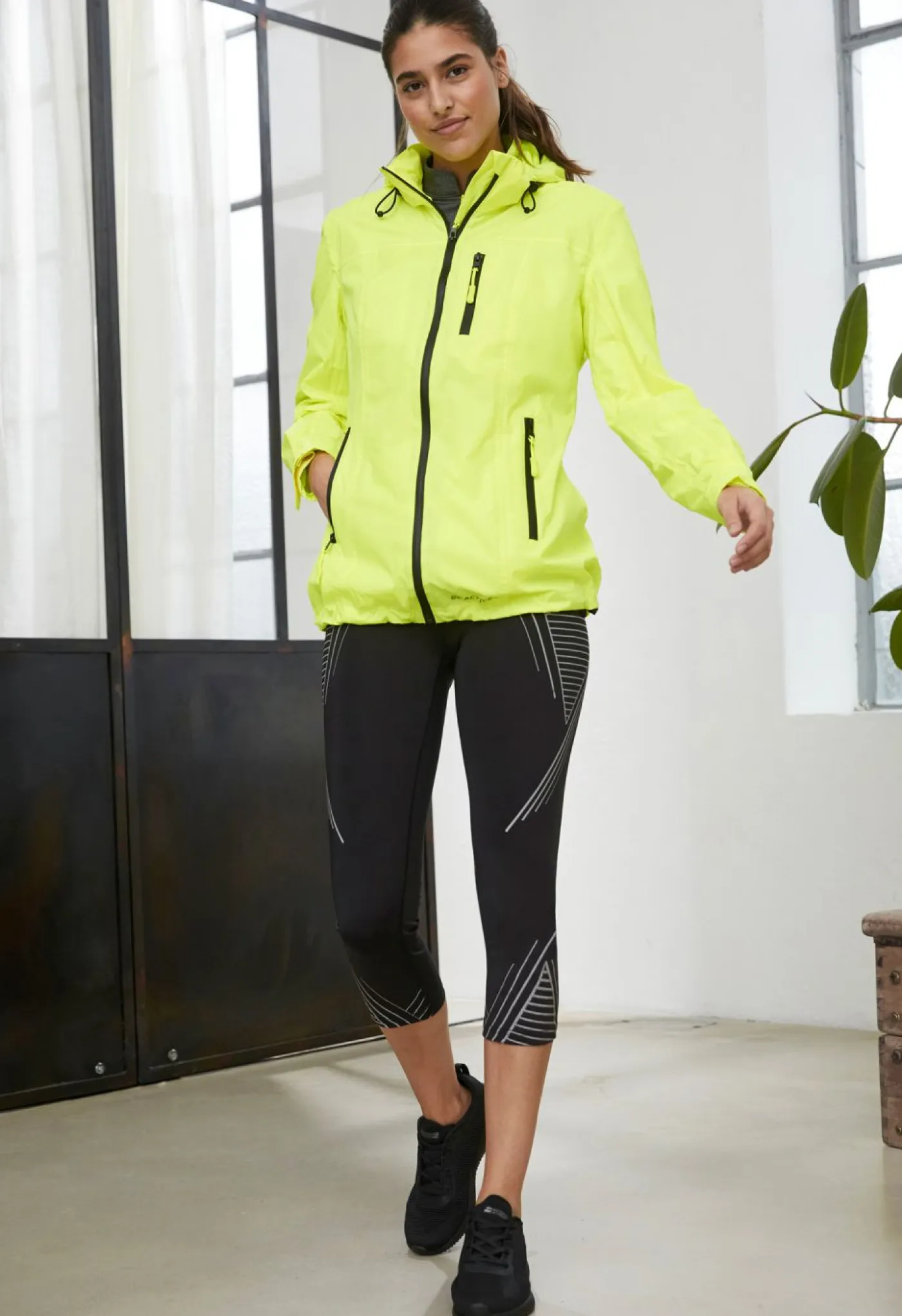 Clearance Leggings deportivos con bolsillos, largo 3/4 Mujer Ropa Deportiva|Pantalones