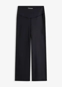 Online Leggings deportivos de algodón resistente con perneras rectas Mujer Ropa Deportiva|Pantalones