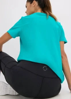Online Leggings deportivos de algodón resistente con perneras rectas Mujer Ropa Deportiva|Pantalones