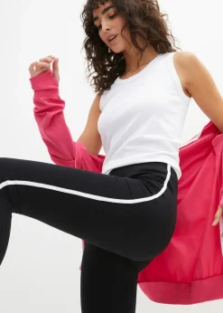 Clearance Leggings deportivos de largo 3/4 Mujer Básicos|Pantalones