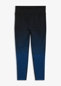 Best Leggings deportivos de material de secado rápido sin costuras con degradado cromático Mujer Ropa Deportiva|Pantalones