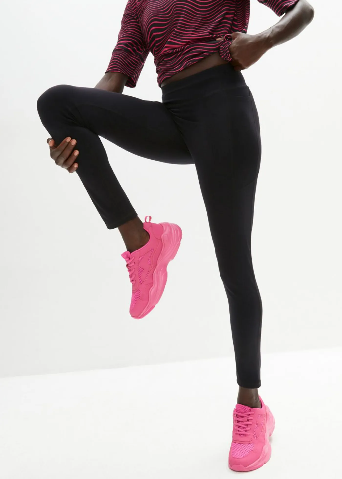 New Leggings deportivos ultrasuaves hasta el tobillo con bolsillos laterales Mujer Ropa Deportiva|Pantalones