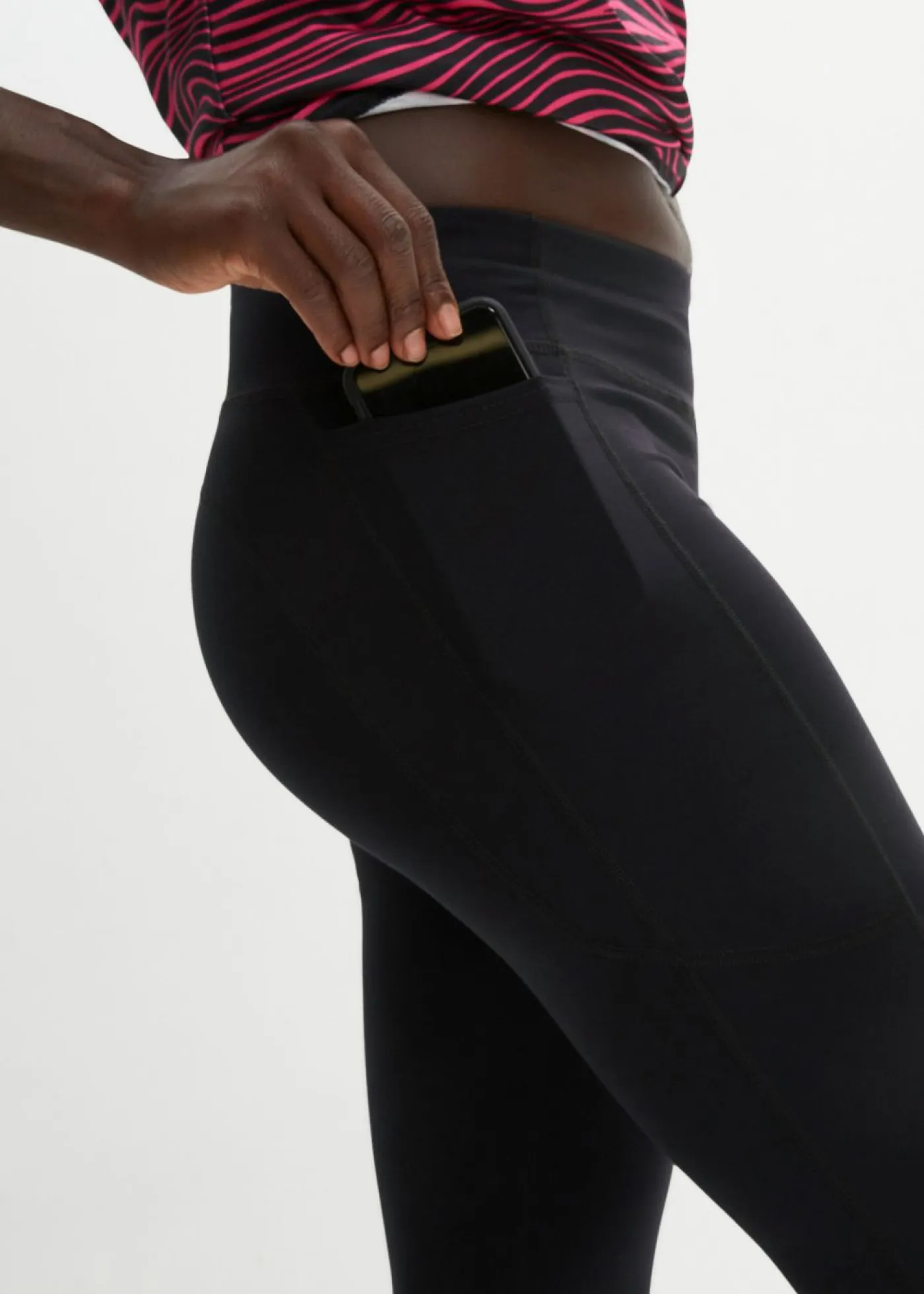 New Leggings deportivos ultrasuaves hasta el tobillo con bolsillos laterales Mujer Ropa Deportiva|Pantalones