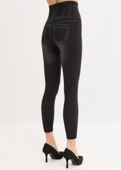 Discount Leggings tipo medias, moldeadores, en look vaquero Mujer Ropa Interior Moldeadora|Medias, Panties Y Calcetines