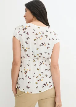 Ligera blusa premamá de viscosa Mujer Premamá