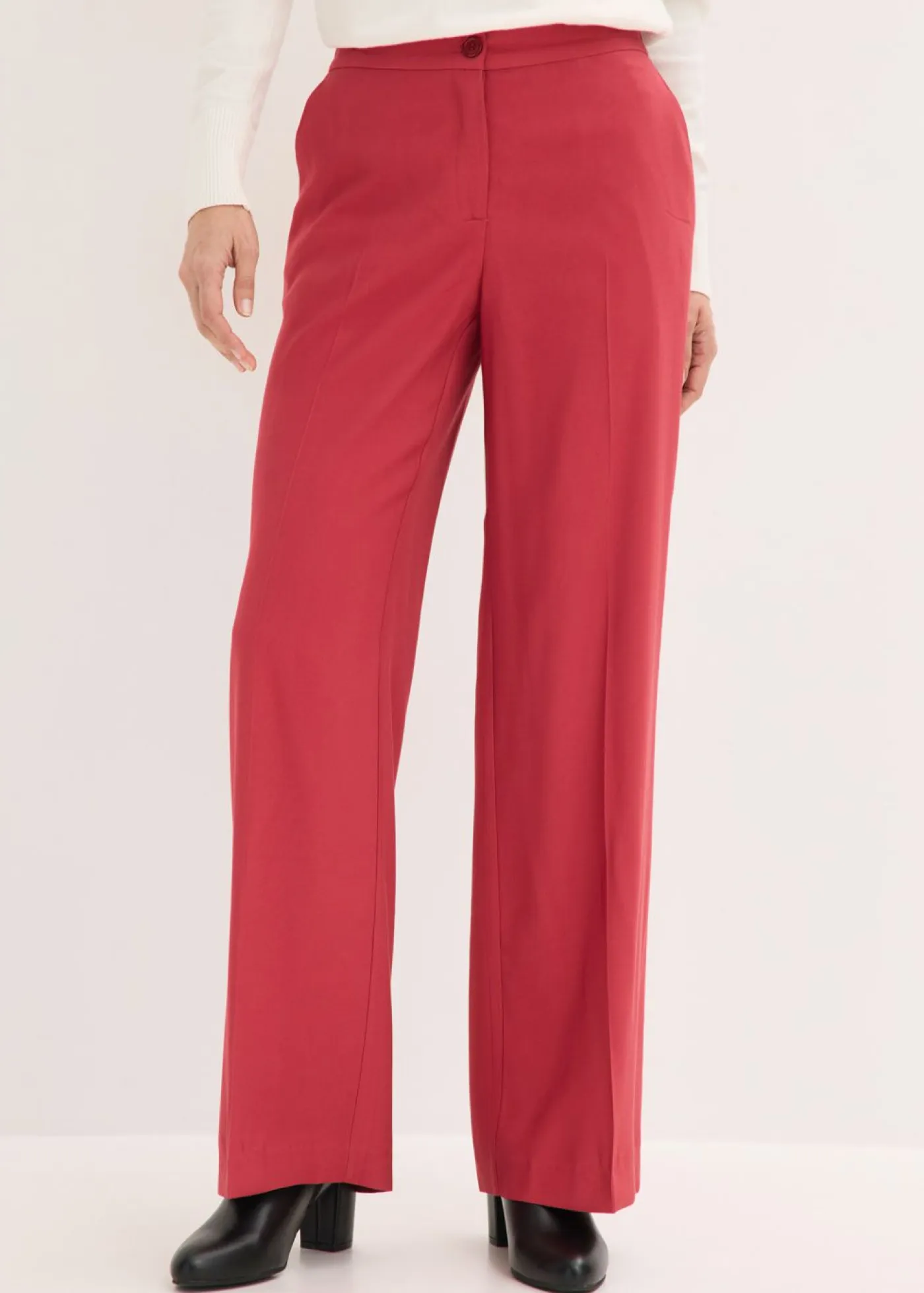 New Ligero pantalón Marlene con viscosa Mujer Pantalones|Novedades