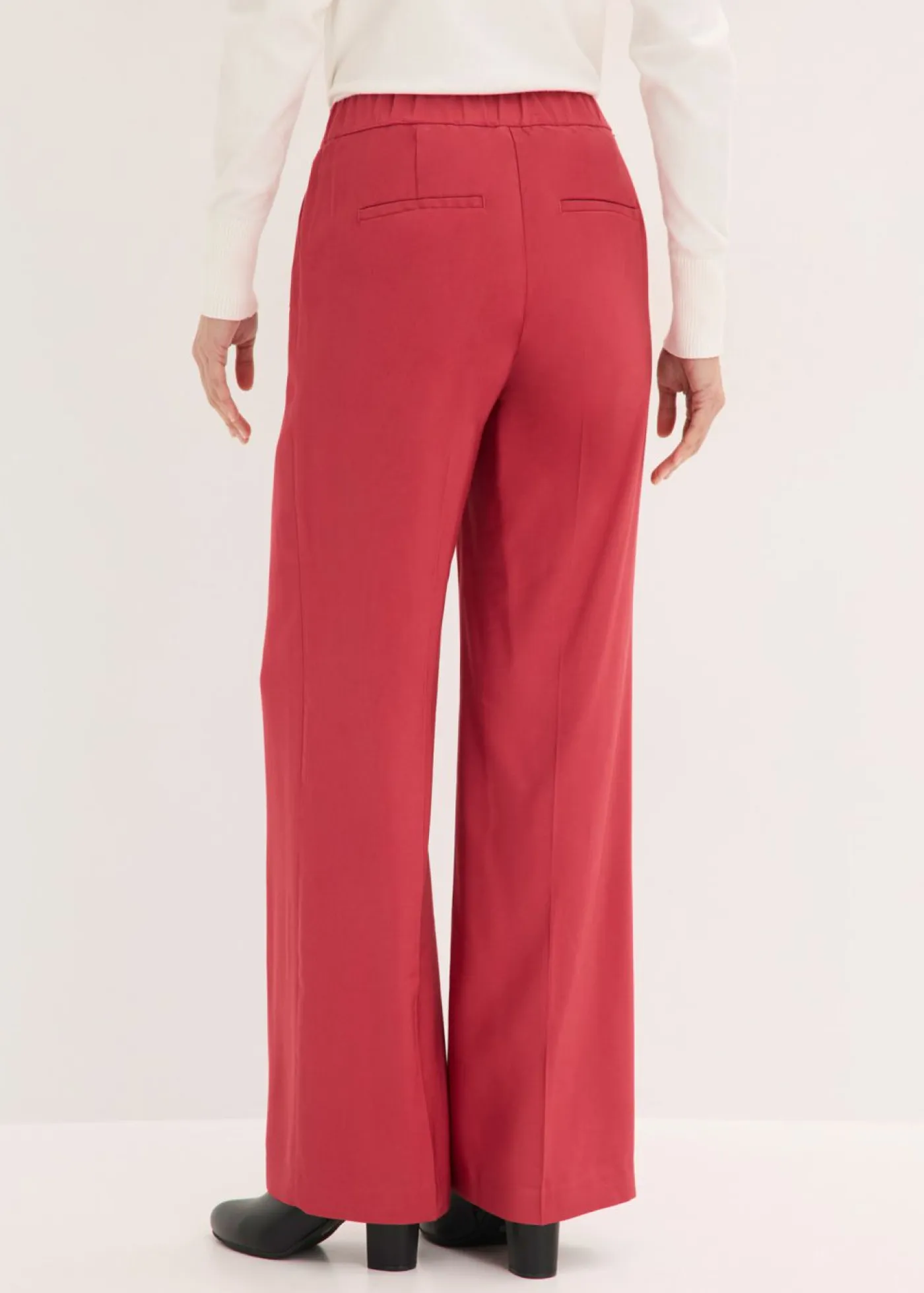 New Ligero pantalón Marlene con viscosa Mujer Pantalones|Novedades