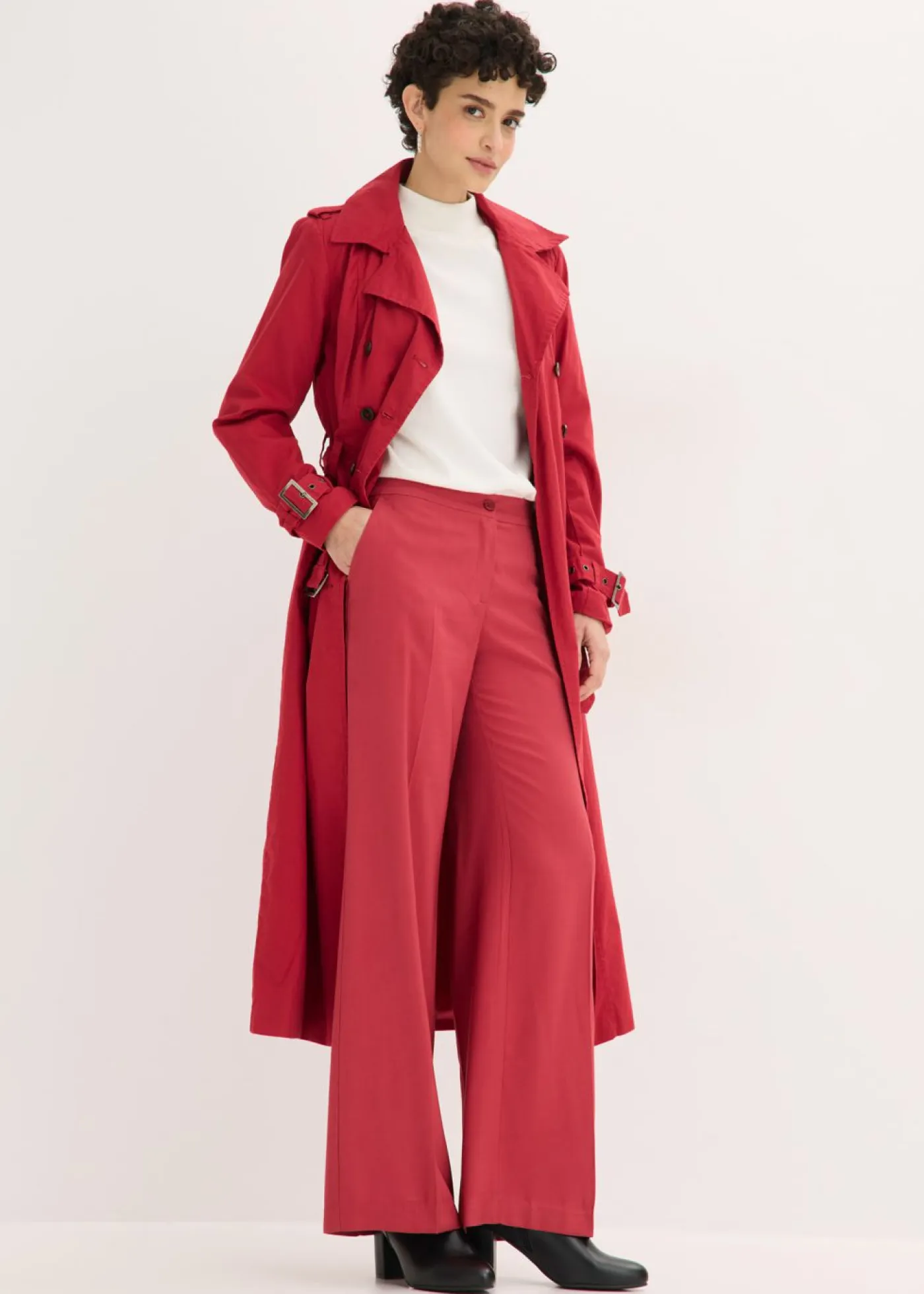 New Ligero pantalón Marlene con viscosa Mujer Pantalones|Novedades