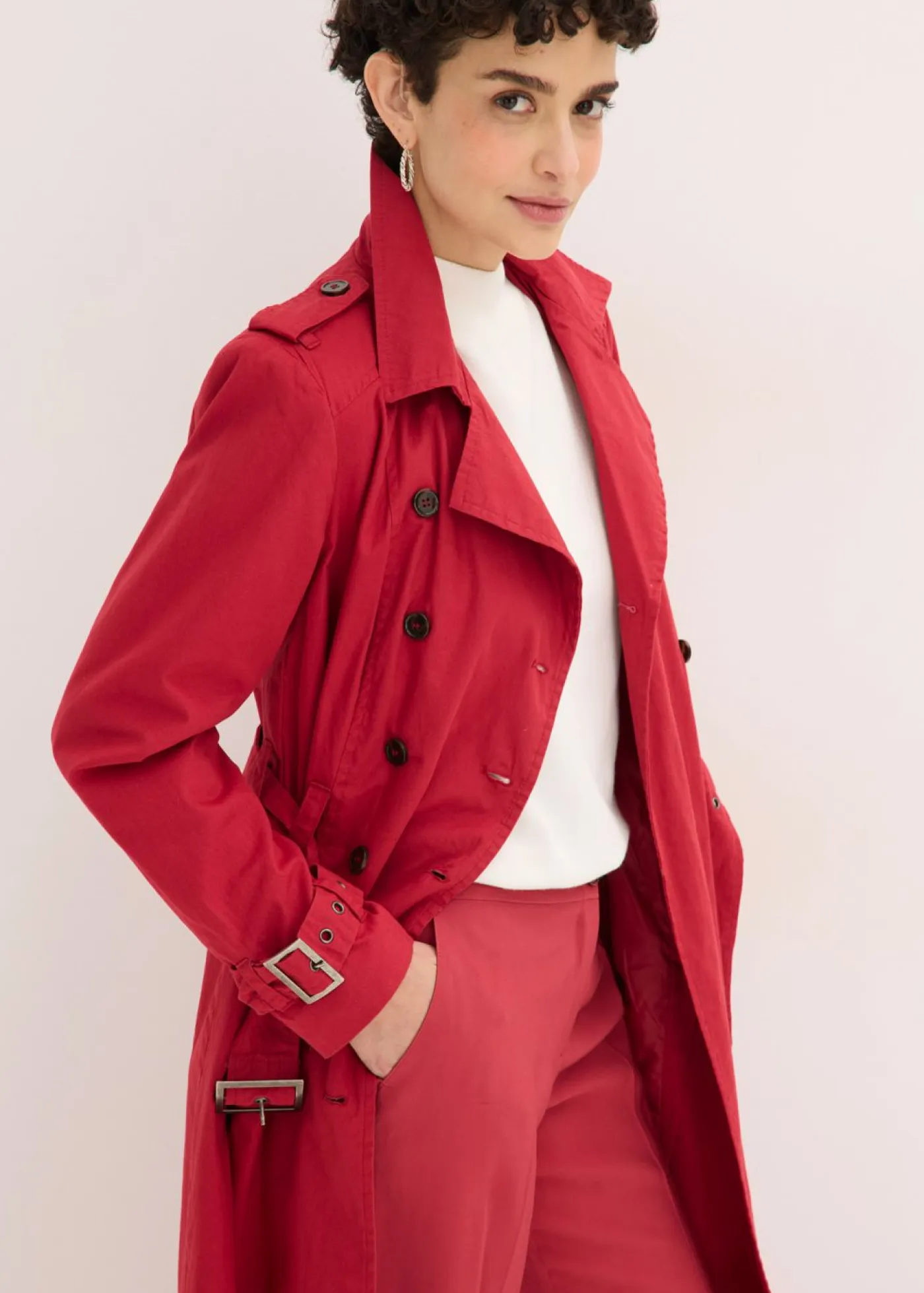 New Ligero pantalón Marlene con viscosa Mujer Pantalones|Novedades