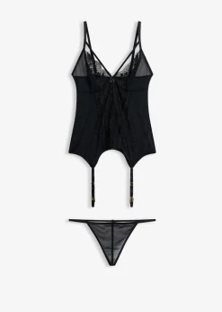 Liguero + tanga (conjunto de 2 piezas) Mujer Corsés|Lencería