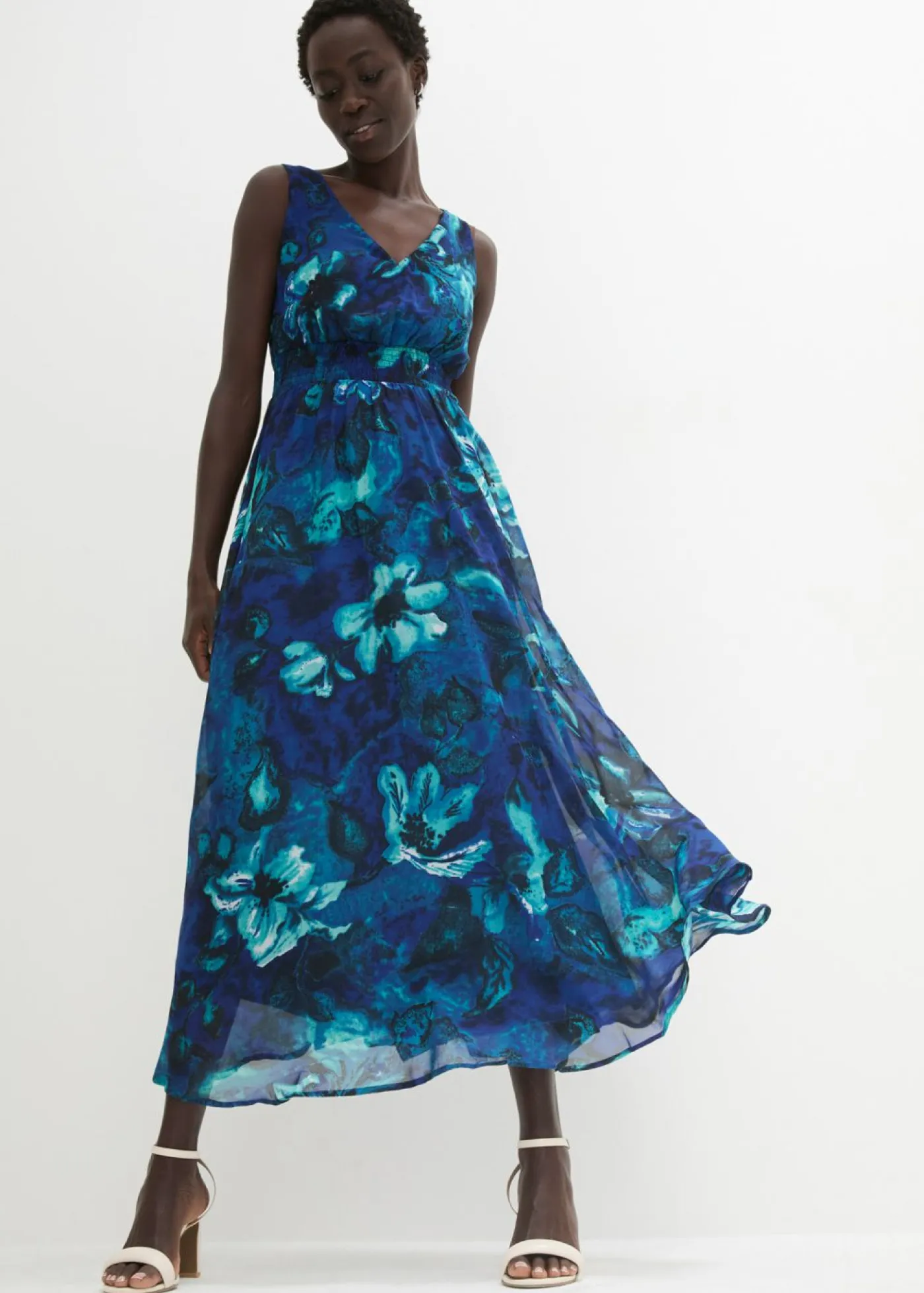 Clearance Maxivestido con estampado tropical Mujer Vestidos