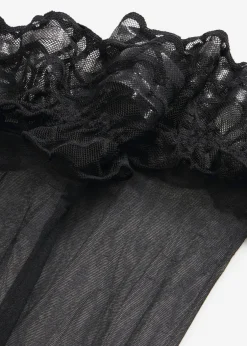 Online Medias sin liguero con encaje de 20 den Mujer Medias, Panties Y Calcetines