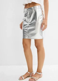 Best Minifalda con aspecto metalizado Mujer Faldas