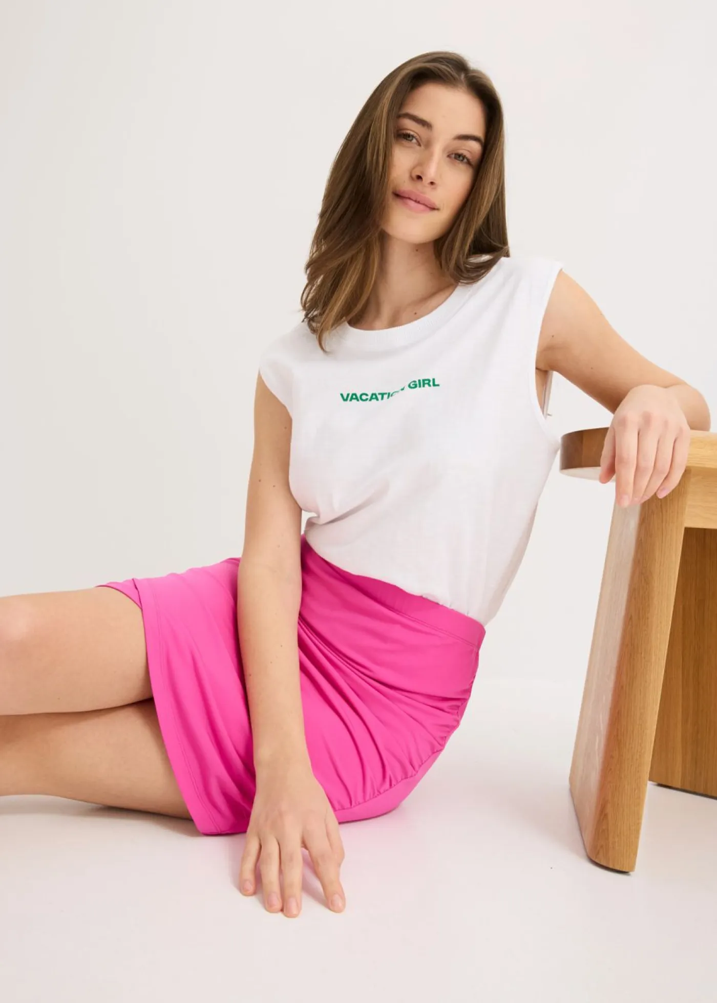 Online Minifalda con fruncidos Mujer Faldas