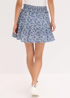 Hot Minifalda de algodón ligero con diseño bohemio Mujer Faldas