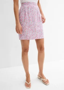 Clearance Minifalda de viscosa fluida Mujer Faldas